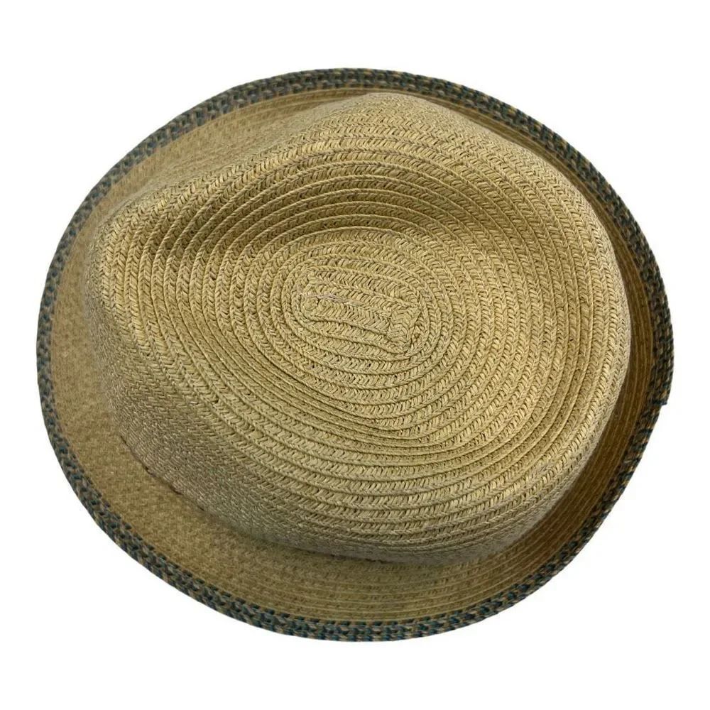 C.C Straw Fedora Hat With Color Confetti Band - Picture 5 of 8